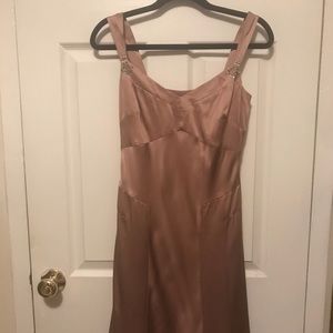 NWT Mauve pink silk dress size 0 Ann Taylor Loft